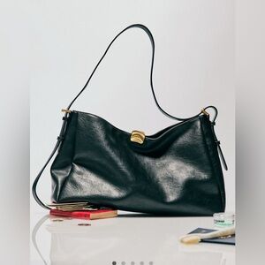Anthropologie NWT Foldover Slouchy Buckle Shoulder Bag